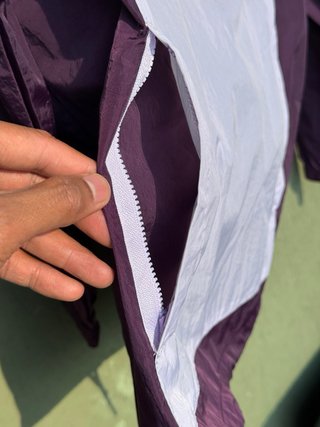 Giacca nylon antivento Champions vintage