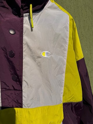 Giacca nylon antivento Champions vintage
