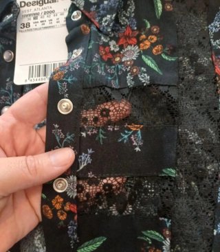 Vestido largo floral Desigual