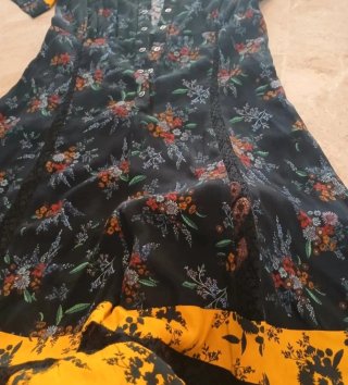 Vestido largo floral Desigual