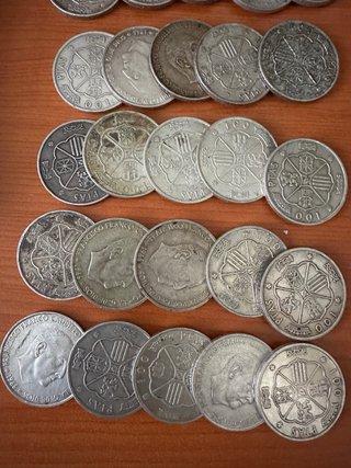 30 Monete d'Argento da 100 Peseta Franco