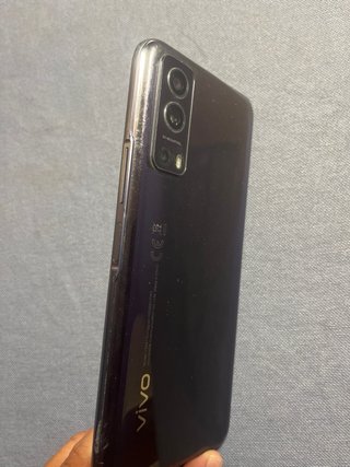 Telefono mobile con custodia Vivo Y72 5G Blu Navy