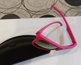 Gafas de sol Polaroid infantiles rosas