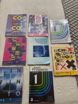 Libros de primero se bachillerato