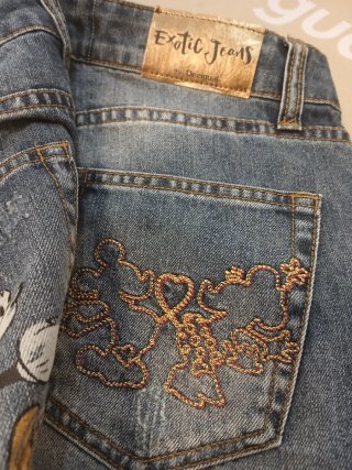 Pantalón vaquero Desigual Mickey Mouse