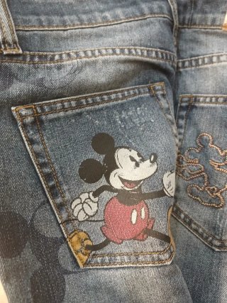 Pantalón vaquero Desigual Mickey Mouse