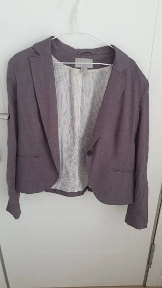 Americana H&M Gris Talla S