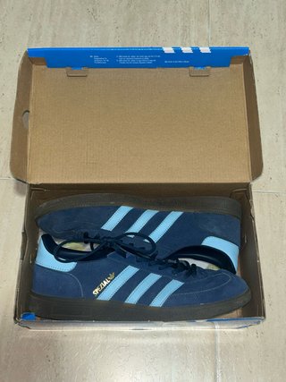 Adidas Spezial unisex azul y marron