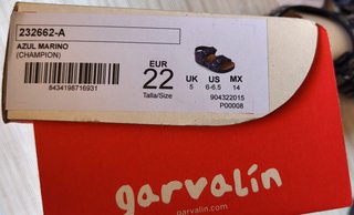 Sandalias Garvalin Talla 22