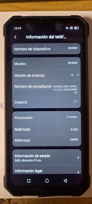 Teléfono - CÁMARA TÉRMICA BLACKVIEW BV8900