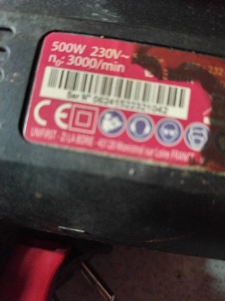 2 Taladros de 500W con brocas