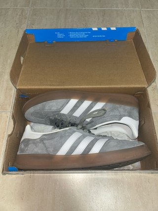 Adidas Gazelle Unisex Gris Blanco