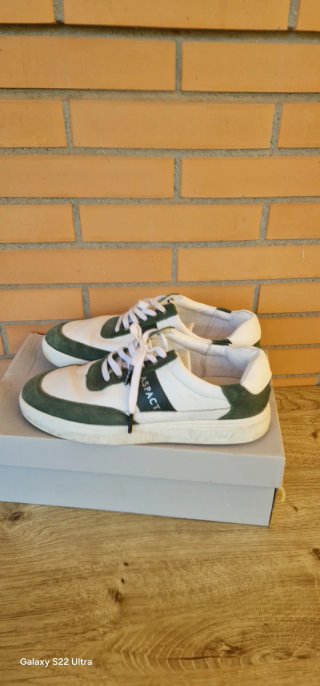 Zapatillas Aspact Blancas y Verdes