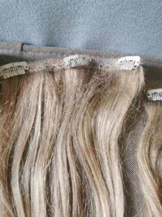3 Extensiones de Cabello Beige/Dorado