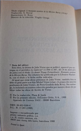 100 Libros Julio Verne (Ediciones Orbis 1988) Cole