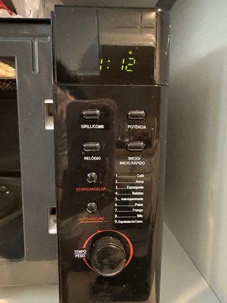 Microondas Electrónica Negro