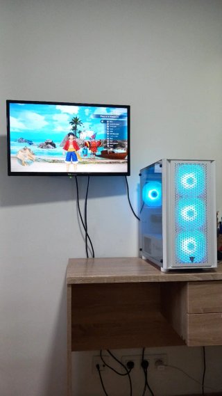 Torre PC Gaming Blanca con RGB