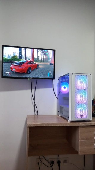 Torre PC Gaming Blanca con RGB
