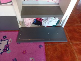 Cama tren infantil madera