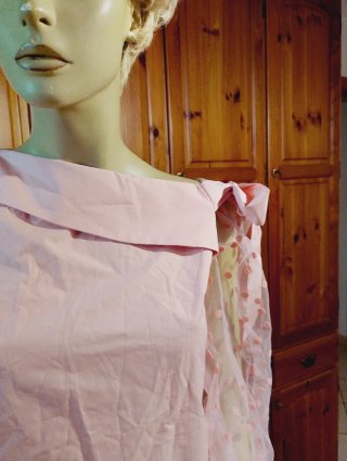 Camicia donna manica lunga rosa