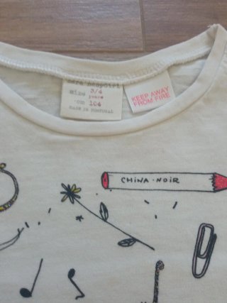 Lote 2 camisetas niña 3-4 años.