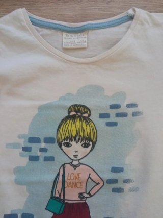 Lote 2 camisetas niña 3-4 años.