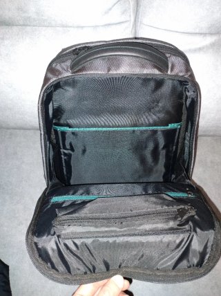 Mochila Samsonite Negra y Gris