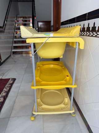 Cambiador- bañera bebé completo