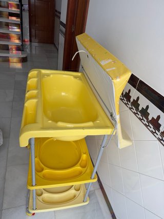 Cambiador- bañera bebé completo
