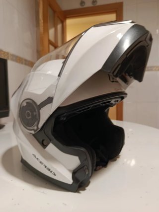 Casco modular blanco Acerbis