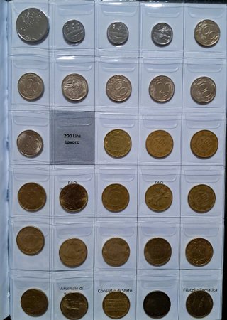 Ampia collezione di monete Repubblica Italiana