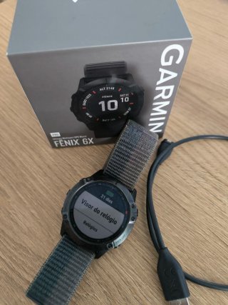 Garmin Fenix 6X Pro Preto/Cinza