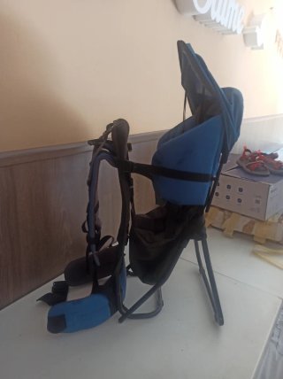 Mochila Portabebés Montaña Azul