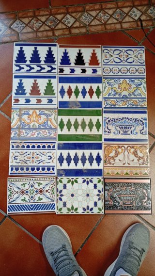 Azulejos cenefa decorativos,15×20