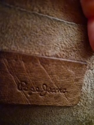 Bolso de cuero camel
