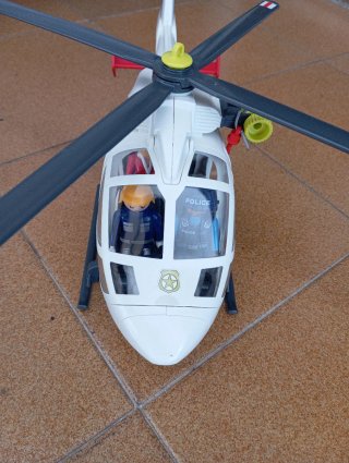 Helicóptero Policía Playmobil 6921 + 3 Figuras