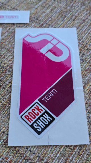 Pegatinas Rock Shox SID TEAM Rosa