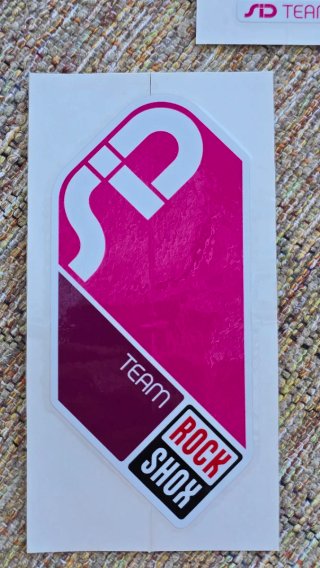 Pegatinas Rock Shox SID TEAM Rosa
