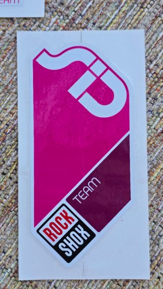 Pegatinas Rock Shox SID TEAM Rosa