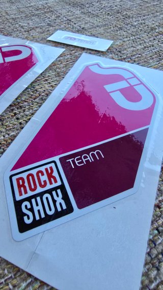 Pegatinas Rock Shox SID TEAM Rosa