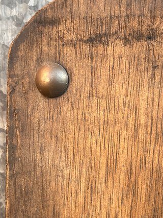 Pareja moldes madera antiguos