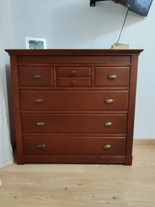 Dormitorio completo madera de roble