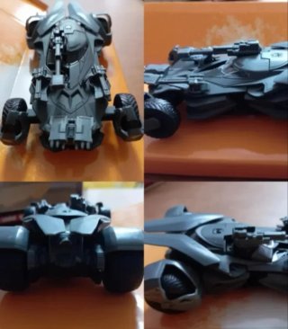 Batmóvil Liga Justicia Cañón 12cm  Batman Afleck