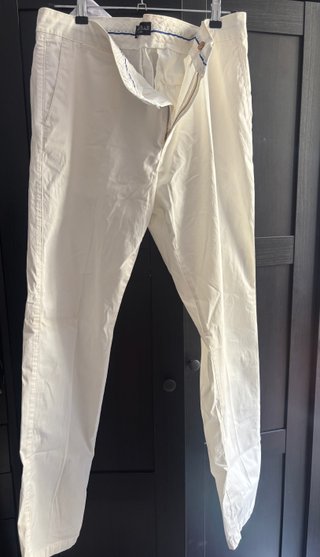 Pantalón de vestir BARBAS blanco