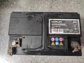 Batería Coche HORUM 12V 74Ah 680A H74A