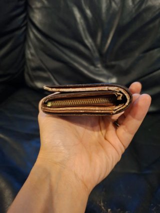 Portafoglio Louis Vuitton monogram marrone