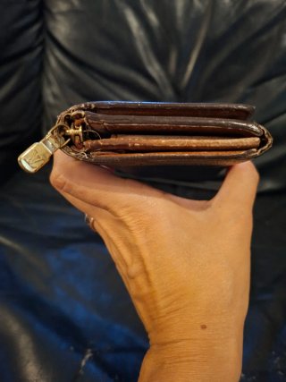 Portafoglio Louis Vuitton monogram marrone