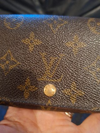 Portafoglio Louis Vuitton monogram marrone