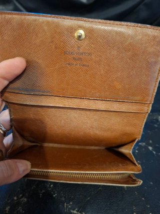 Portafoglio Louis Vuitton monogram marrone