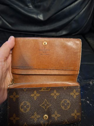 Portafoglio Louis Vuitton monogram marrone